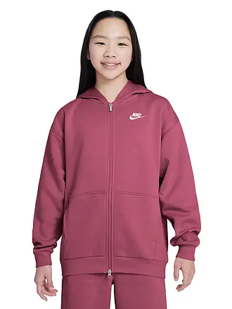 NIKE | Veste à capuche fille Sportswear Club Fleece | beere